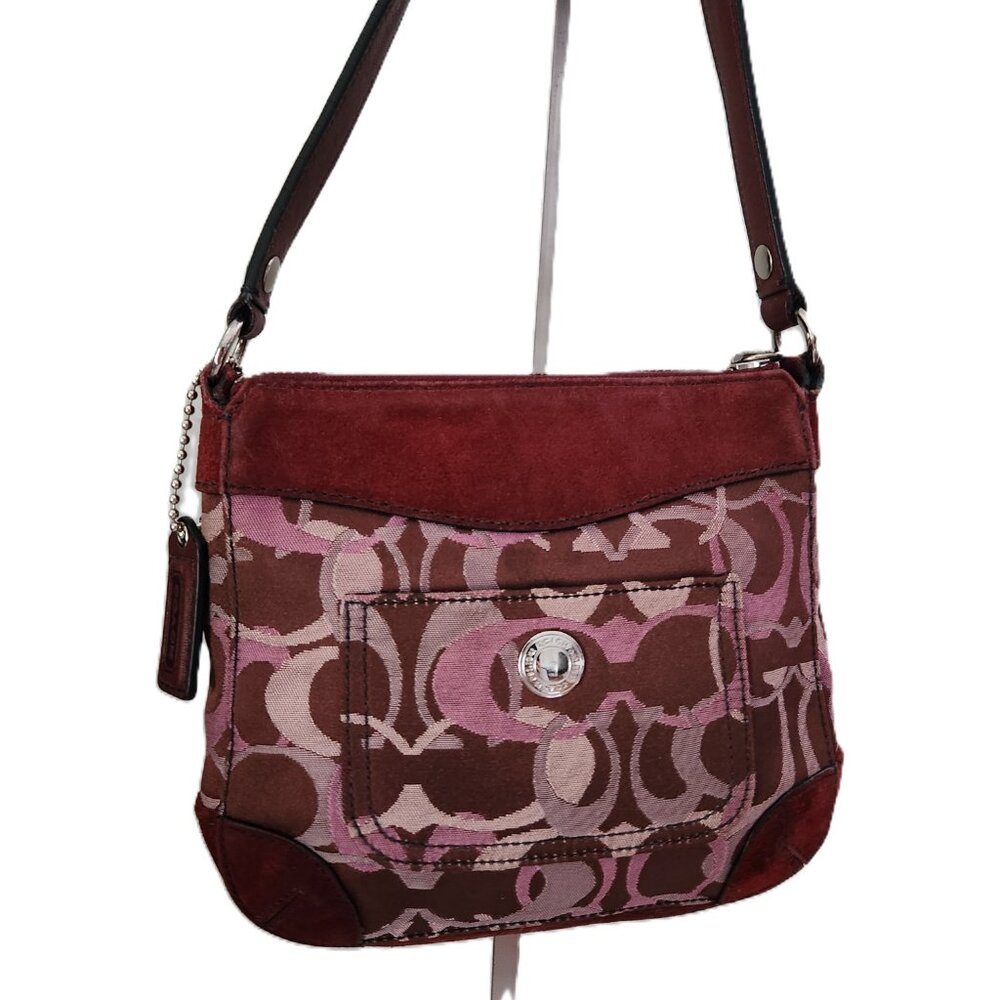 Vintage Rare Coach Chelsea Optic Satchel Handbag Purse